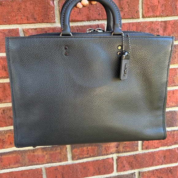 Coach Rogue Brief, Leather. New Without Tag, Includes Dust Bag. - Picture 5 of 13